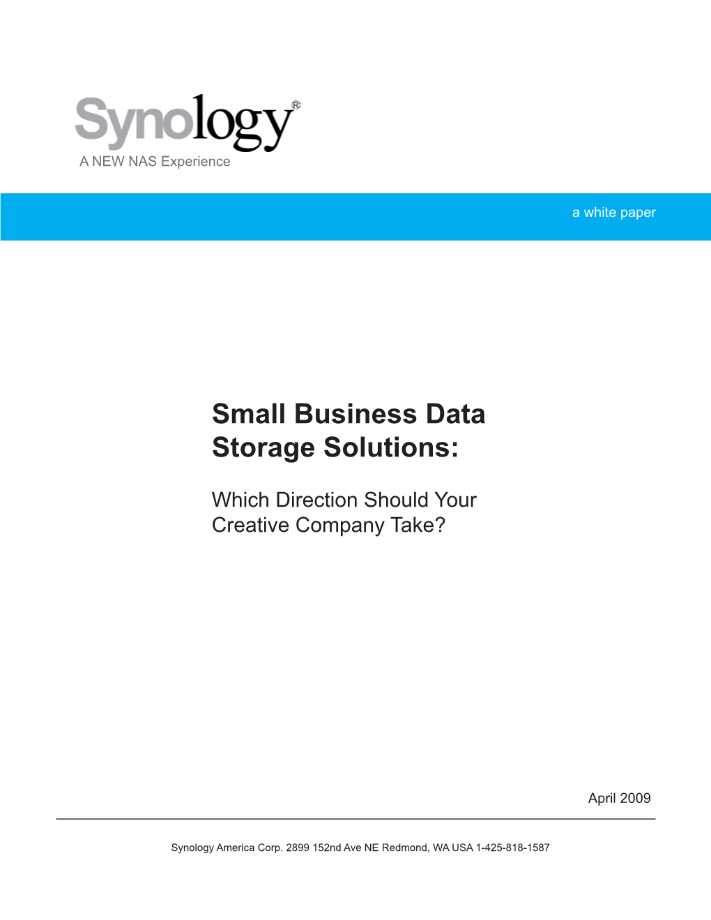 Small Business Data Storage Solutions