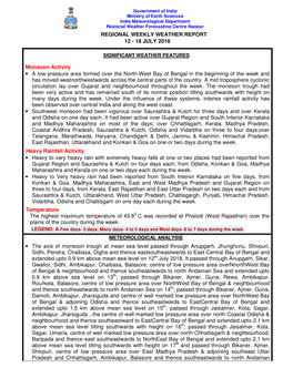 Regional Weekly Weather Report 12