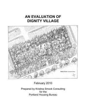 Evaluation of Dignity Village