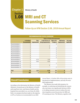 1.08 MRI and CT Scanning Services