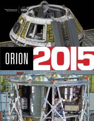 Lockheed Martin Completes Orion Mockup for Risk Reduction Testing