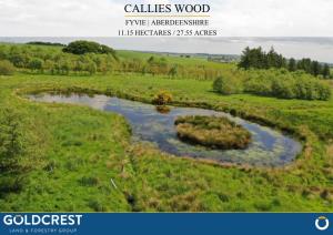 Callies Wood Fyvie | Aberdeenshire 11.15 Hectares / 27.55 Acres