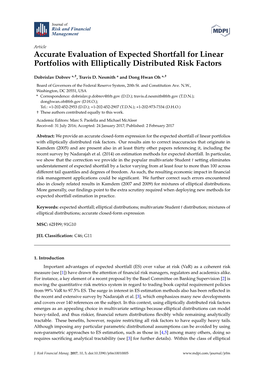 Accurate Evaluation of Expected Shortfall for Linear Portfolios with Elliptically Distributed Risk Factors