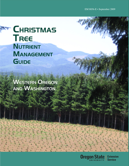 Christmas Tree Nutrient Management Guide