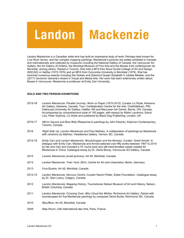 Landon Mackenzie Is a Canadian Artist Who Has Built an Impressive Body of Work