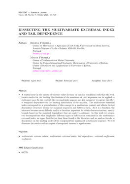 Dissecting the Multivariate Extremal Index and Tail Dependence
