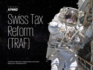 Swiss Tax Reform (TRAF)