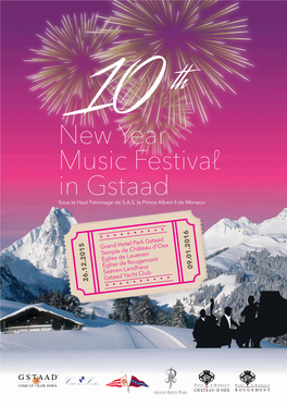 New Year Music Festivaℓ in Gstaad