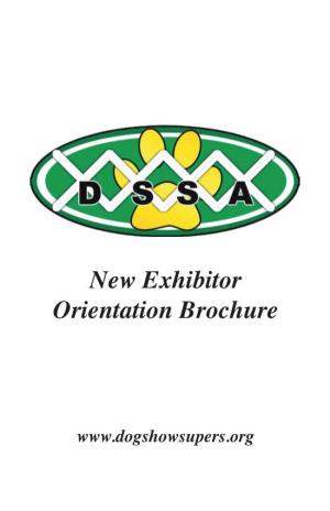 New Exhibitor Orientation Brochure