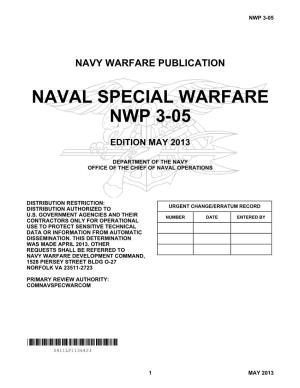 Naval Special Warfare Nwp 3-05
