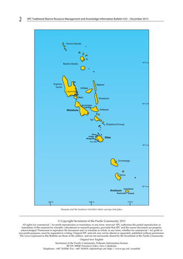 A Baseline Survey of Coastal Villages in Vanuatu Graham Nimoho,1* Akiya Seko,2* Mitsuo Iinuma,3 Kazuo Nishiyama4 and Tomonori Wakisaka5