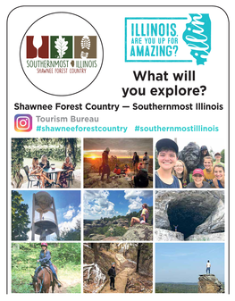 What Will You Explore? Shawnee Forest Country — Southernmost Illinois Tourism Bureau #Shawneeforestcountry #Southernmostillinois the Village of COBDEN