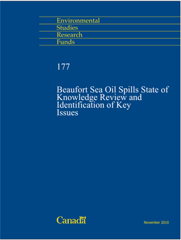 Beaufort Sea Oil Spills State of Knowledge Review and Identification of Key Issues