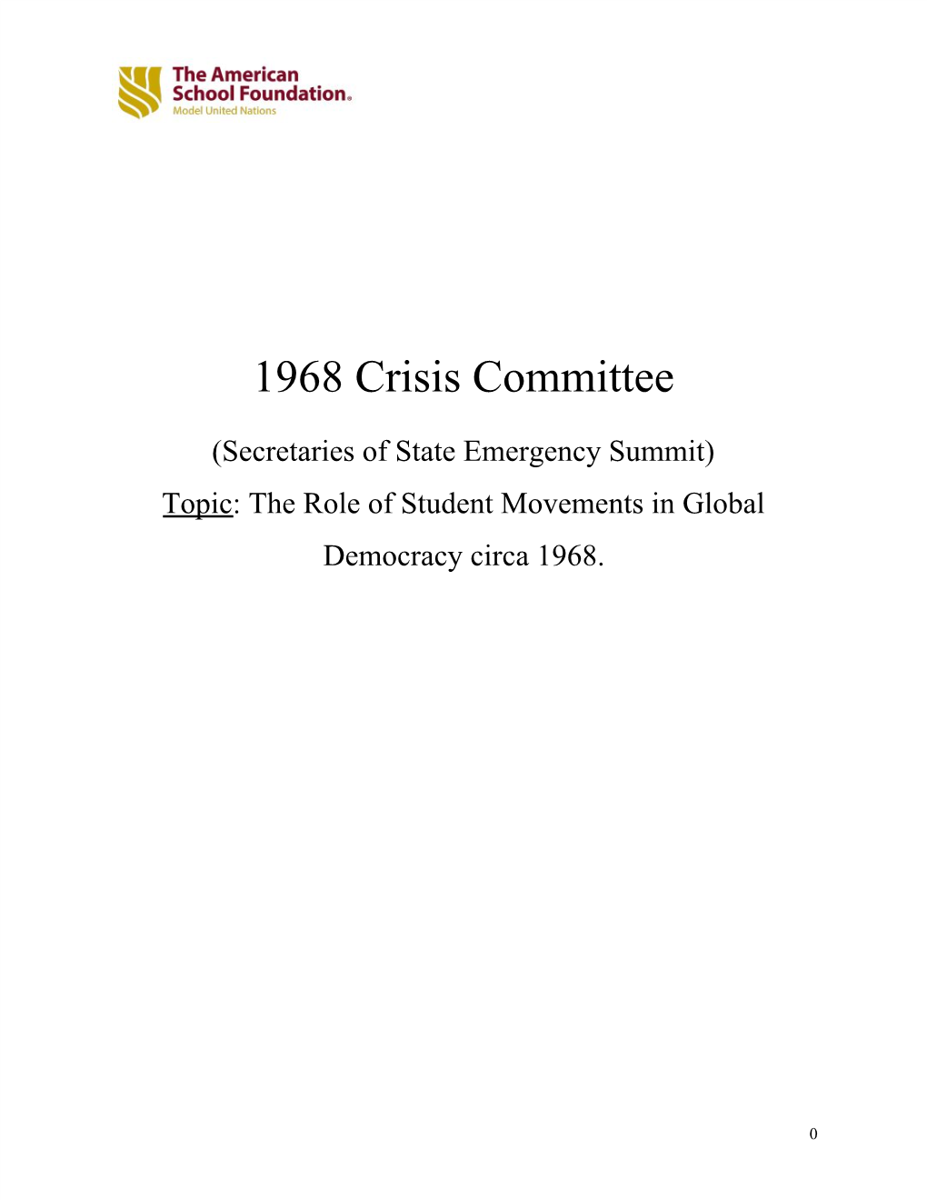 1968 Crisis Committee