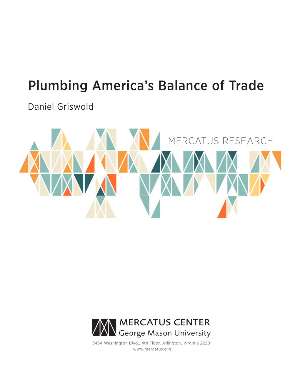 Plumbing America's Balance of Trade