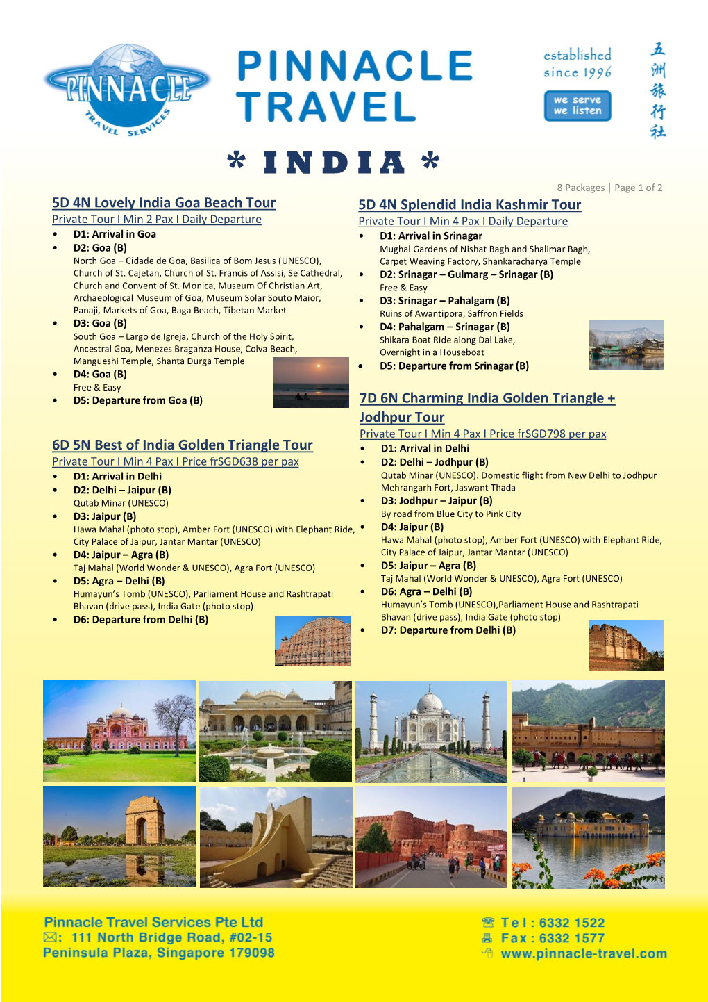 8 India Tour Packages