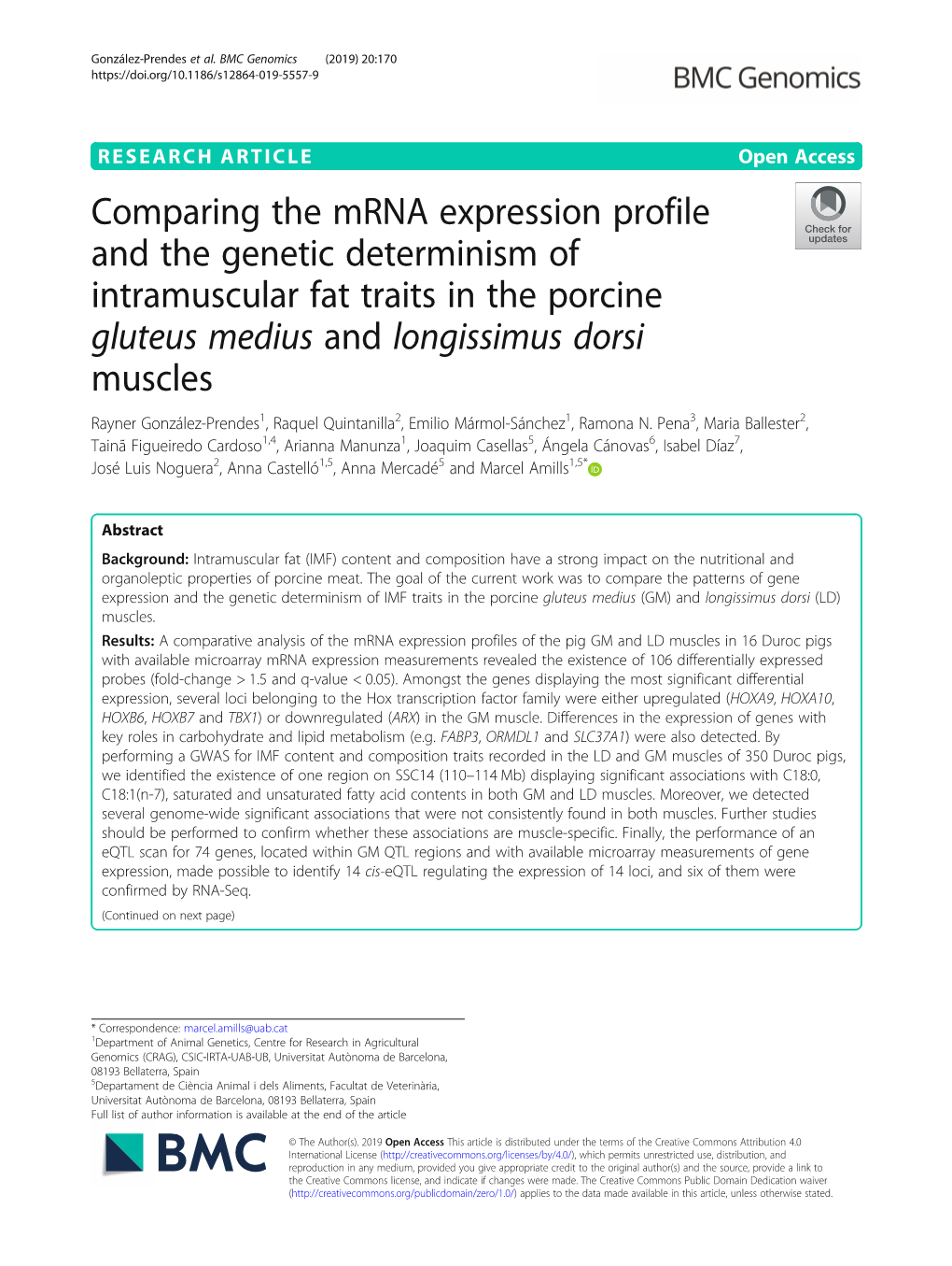 Comparing the Mrna Expression Profile and the Genetic Determinism