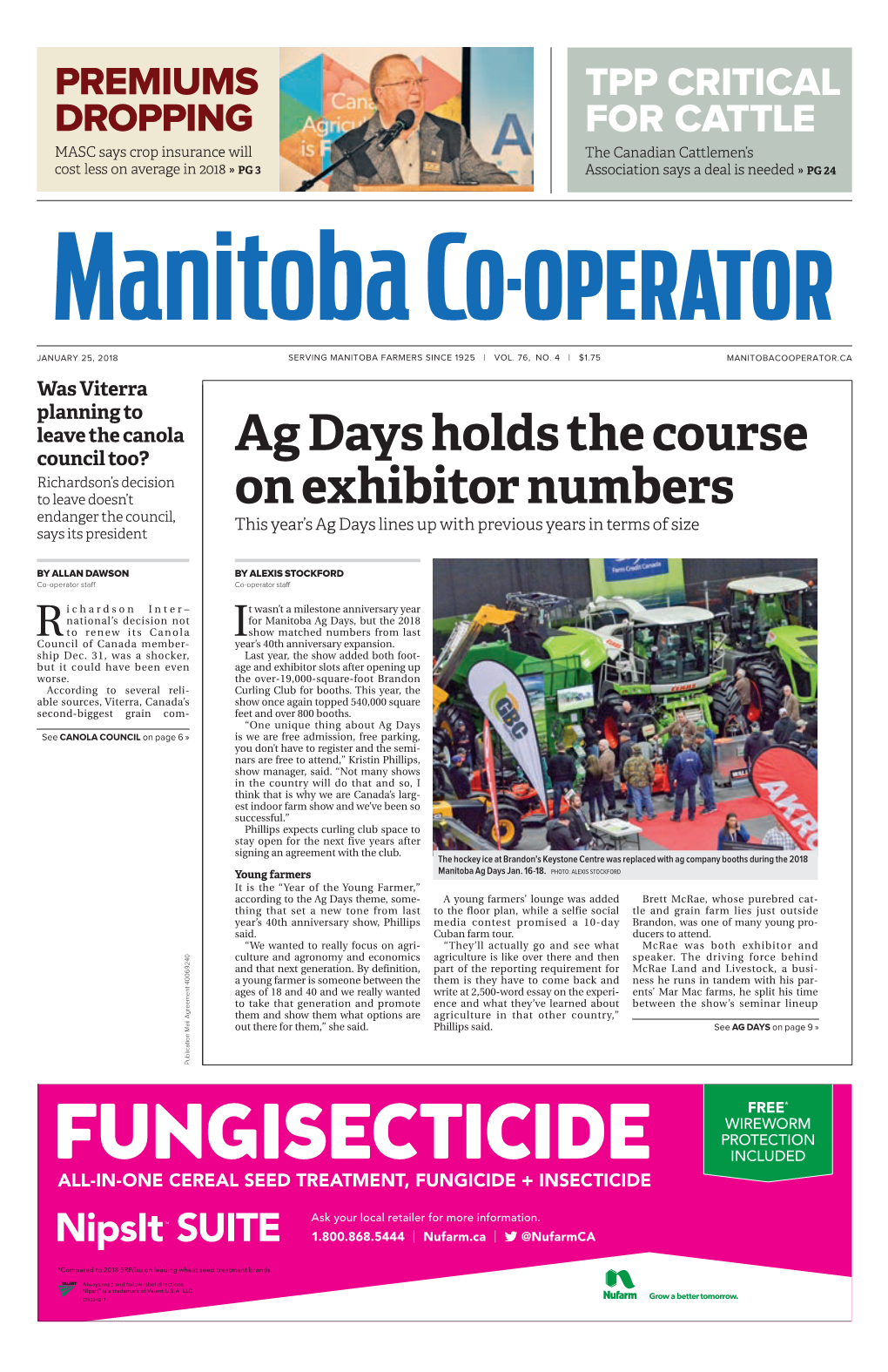 Ag Days Holds the Course on Exhibitor Numbers