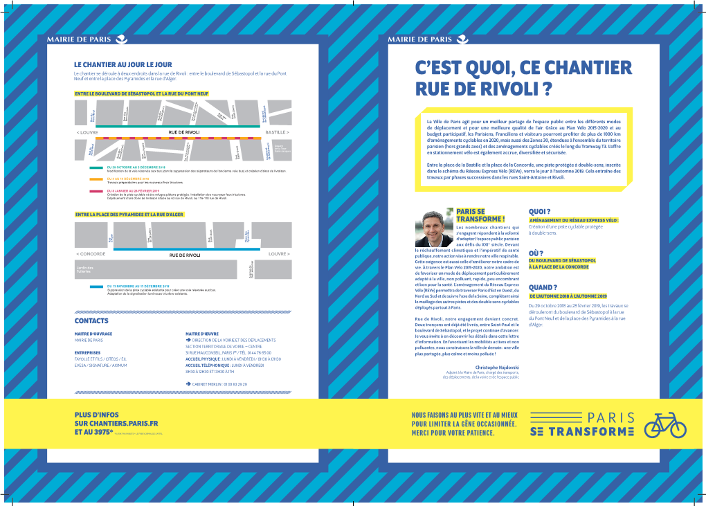 C'est Quoi, Ce Chantier Rue De Rivoli ?