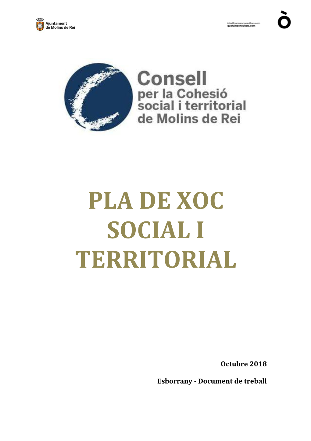 Pla De Xoc Social I Territorial De Molins De Rei