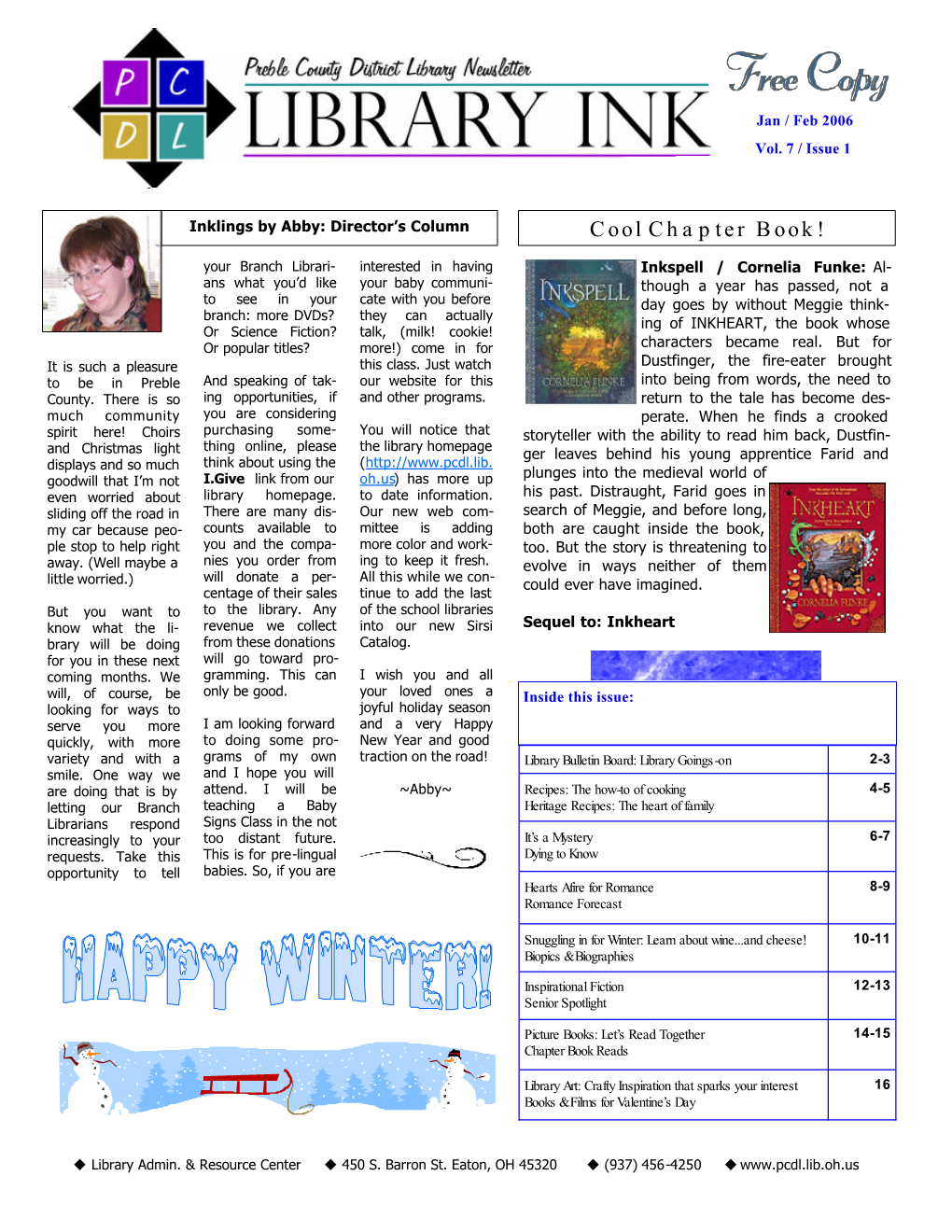 Janfeb Newsletter 2006