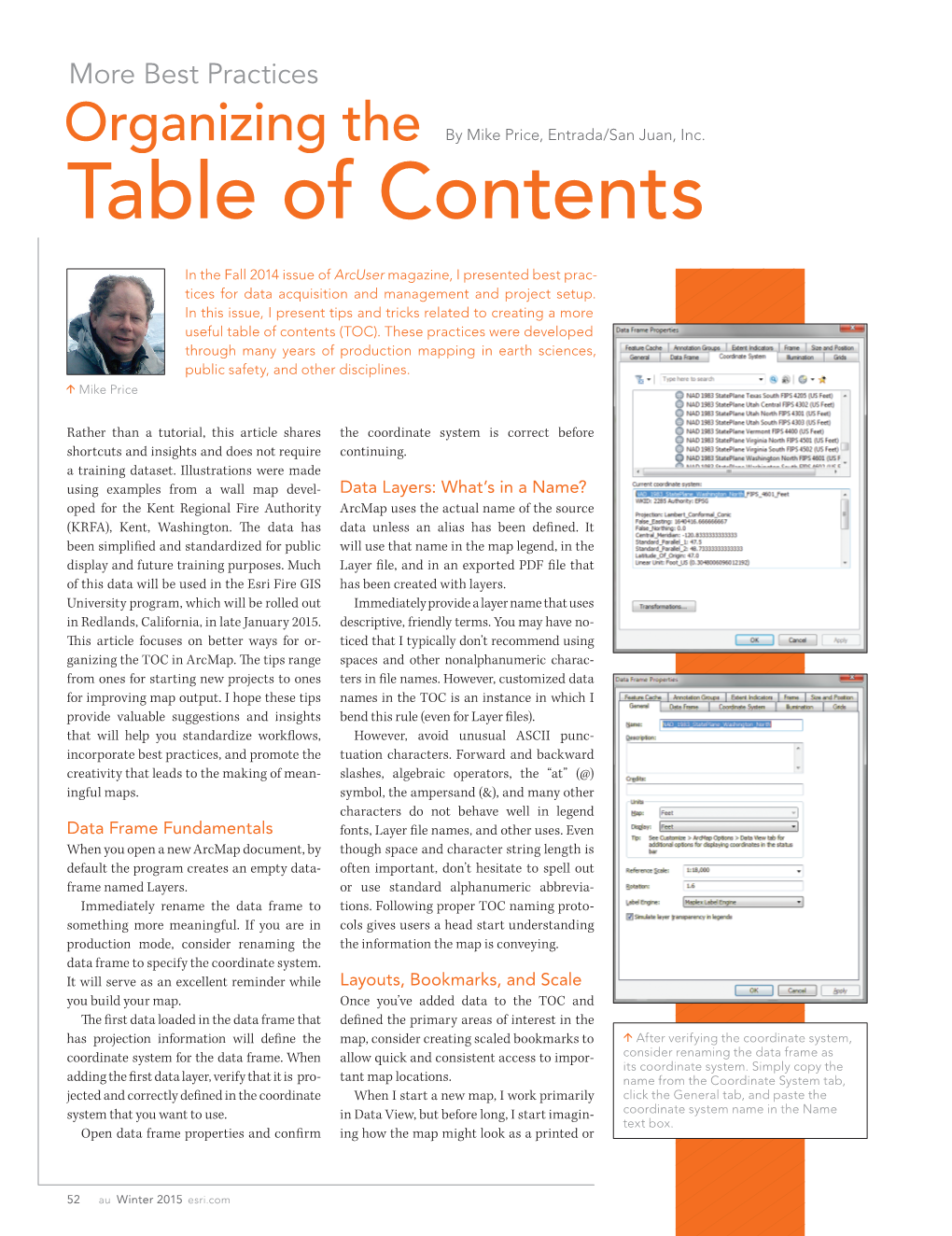 Organizing the Table of Contents