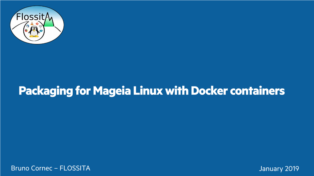 Packaging for Mageia Linux with Docker Containers