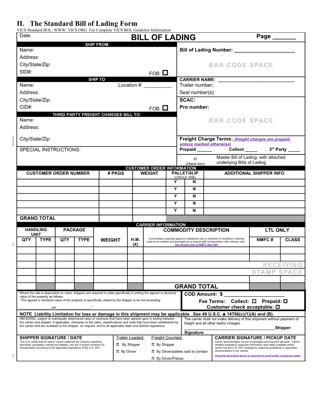 Bill of Lading Application Guideline s2