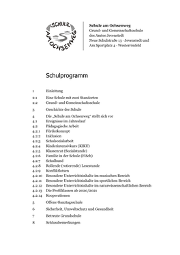 Schulprogramm