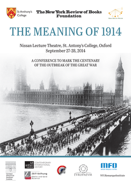 The Meaning of 1914