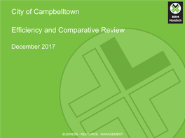 City of Campbelltown Efficiency and Comparative Review