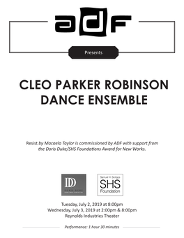 Cleo Parker Robinson Dance Ensemble