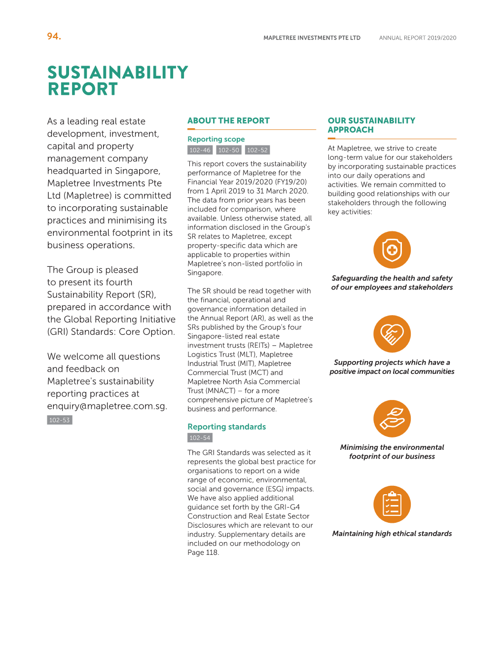 Sustainability Report