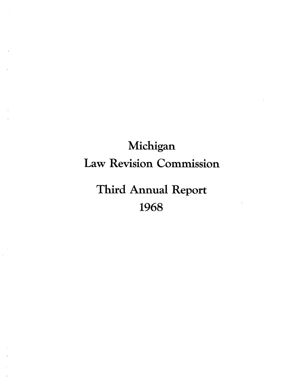 Third Annual Report