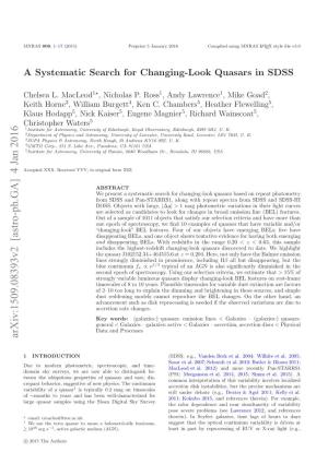 A Systematic Search for Changing-Look Quasars in SDSS