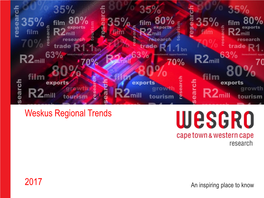 Weskus Regional Trends 2017