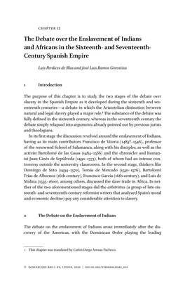 And Seventeenth- Century Spanish Empire