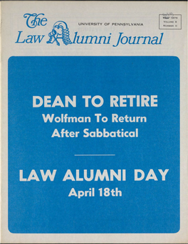 ~Umni Journal from the Dean's Desk: '