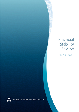 Financial Stability Review April 2021