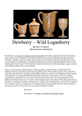Dewberry – Wild Loganberry by Larry A