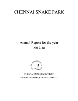 Chennai Snake Park