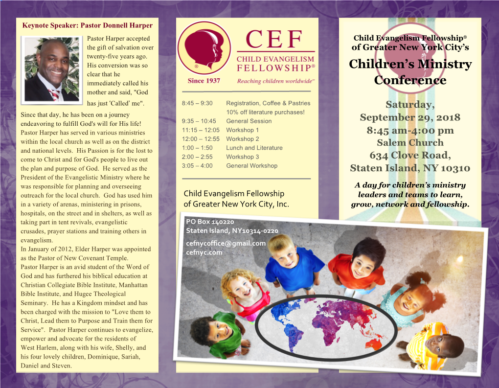 Children's Ministry Conference