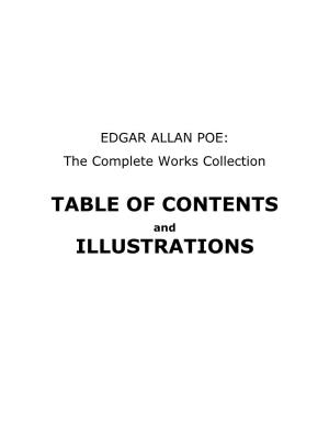 Table of Contents Illustrations