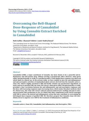 Overcoming the Bell-Shaped Dose-Response of Cannabidiol By