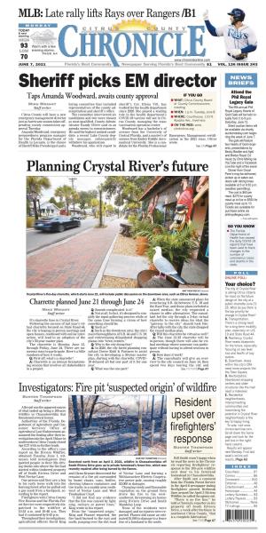 Citrus County Chronicle *From Mouths of Rivers **At Kingʼs Bay ***At Masonʼs Creek Montgomery 85 73 0.07 87 72 Sh Berlin 80/58/S Paris 74/60/Pc 1624 N