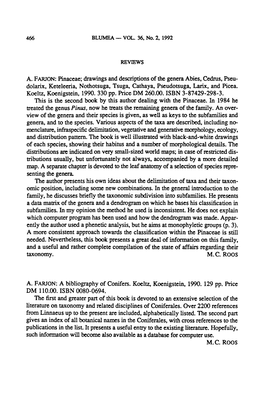 Abies, Cedrus, Dolarix, Keteleeria, Nothotsuga, Tsuga, Cathaya, Pseudotsuga, a Bibliography of Conifers. Koeltz, Koenigstein