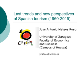 Tourism in Spain: Economic and Social Perspectives