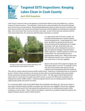 Keeping Lakes Clean in Cook County
