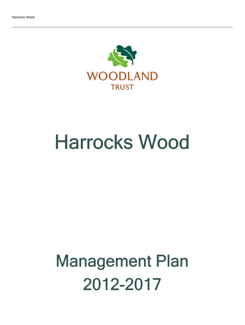 Harrocks Wood