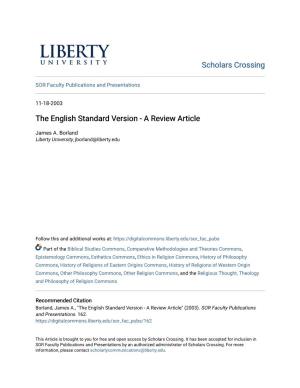 The English Standard Version - a Review Article